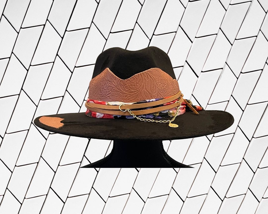 ScarFace Leather Fedora