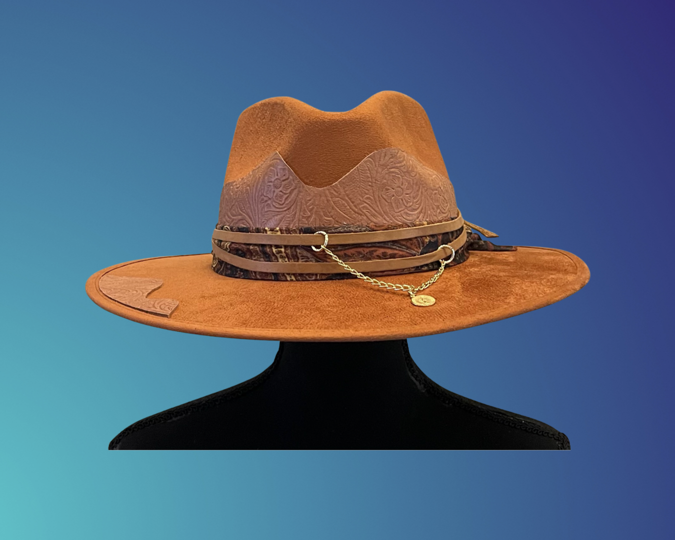 ScarFace Leather Fedora