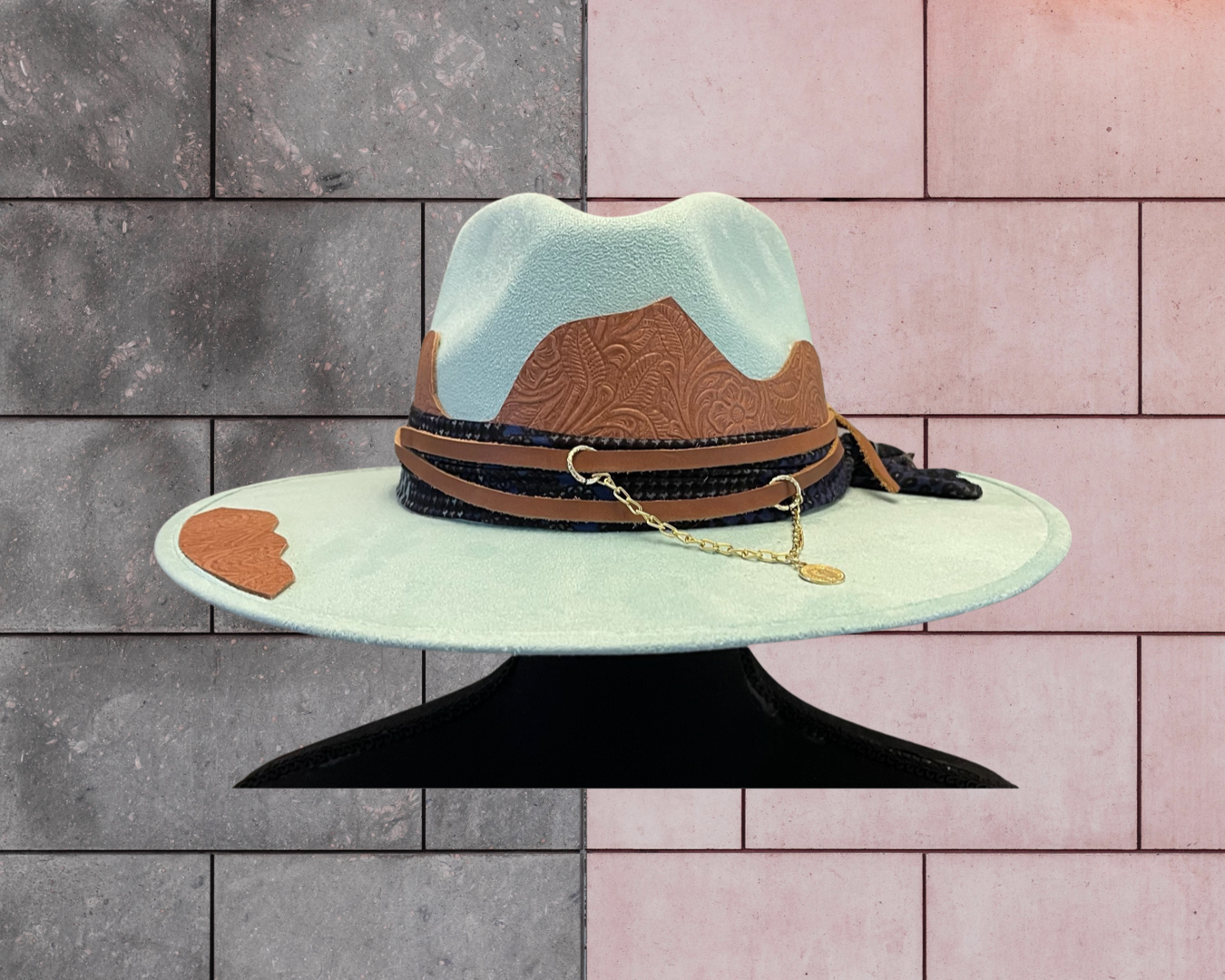 ScarFace Leather Fedora