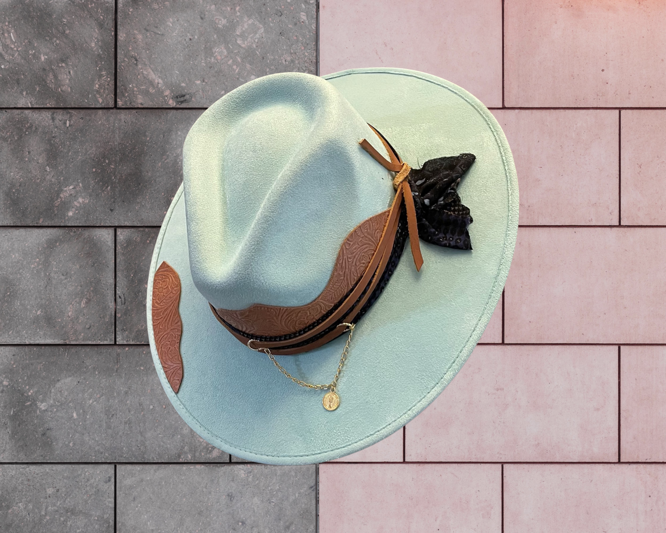 ScarFace Leather Fedora