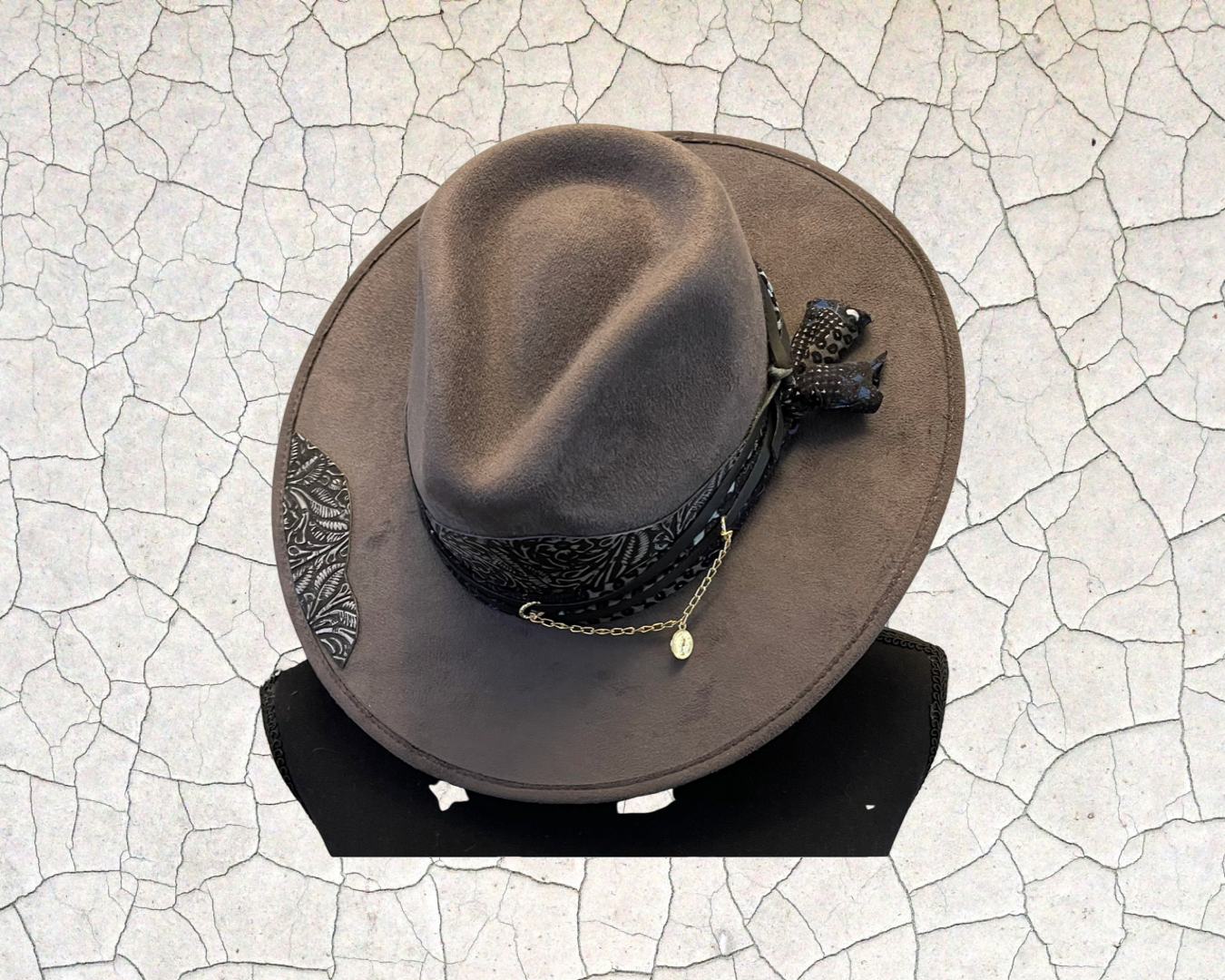 ScarFace Leather Fedora