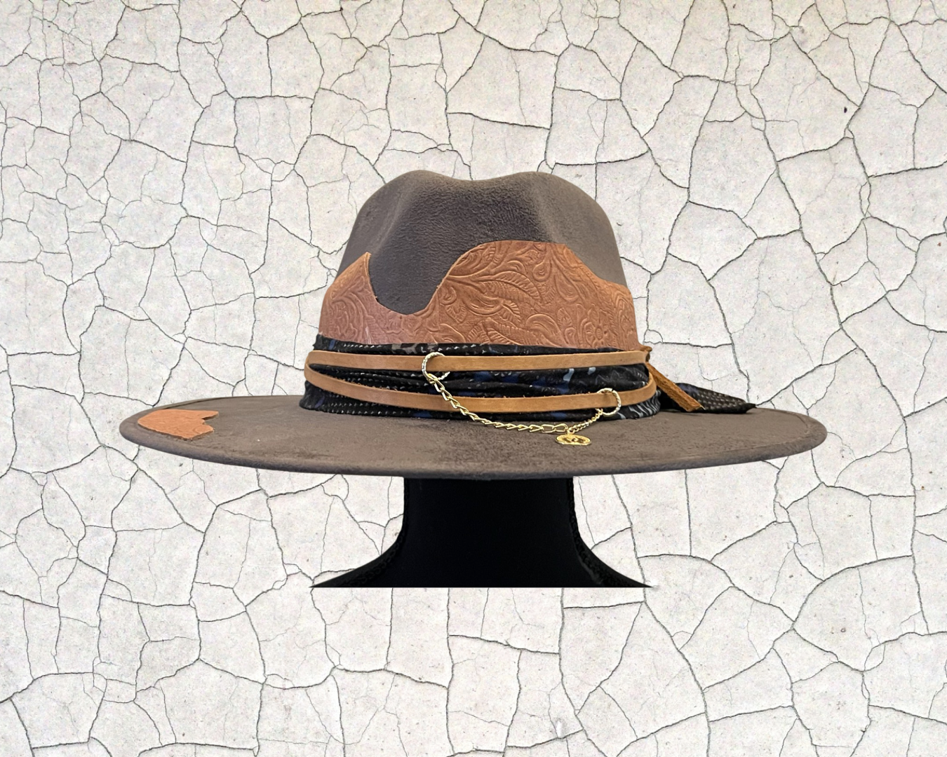 ScarFace Leather Fedora