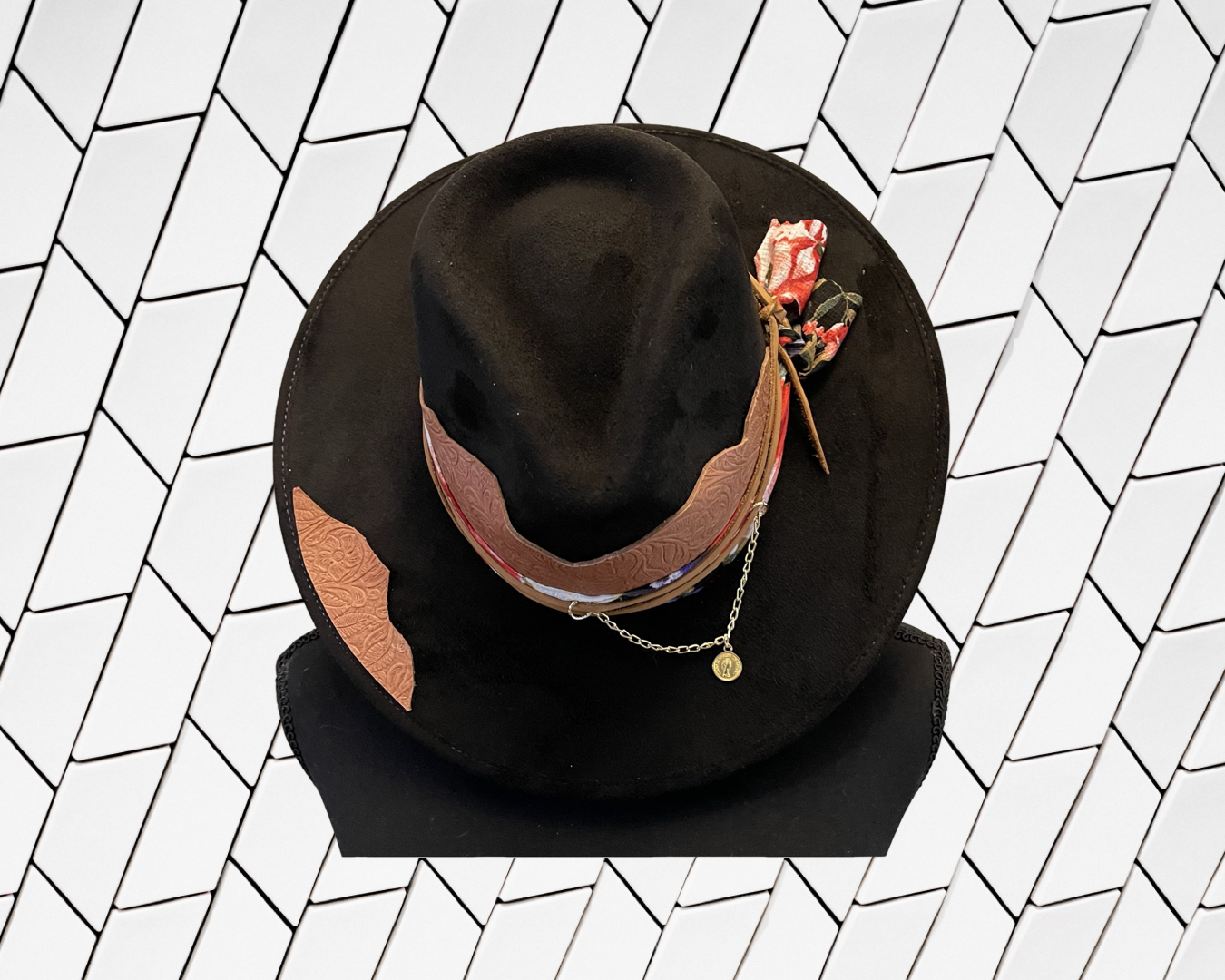 ScarFace Leather Fedora