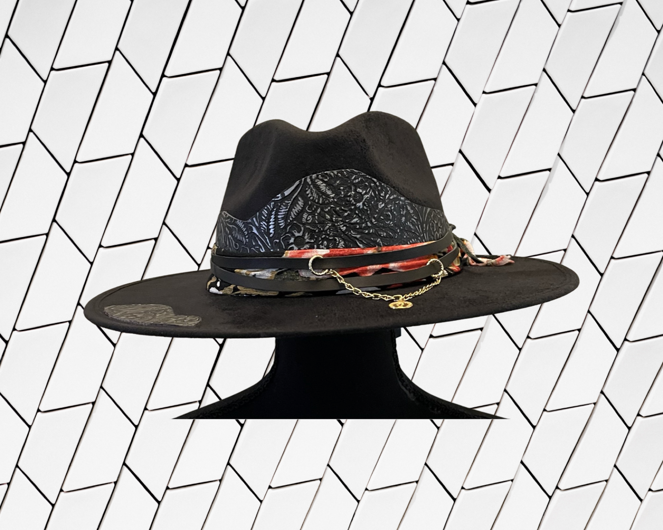 ScarFace Leather Fedora