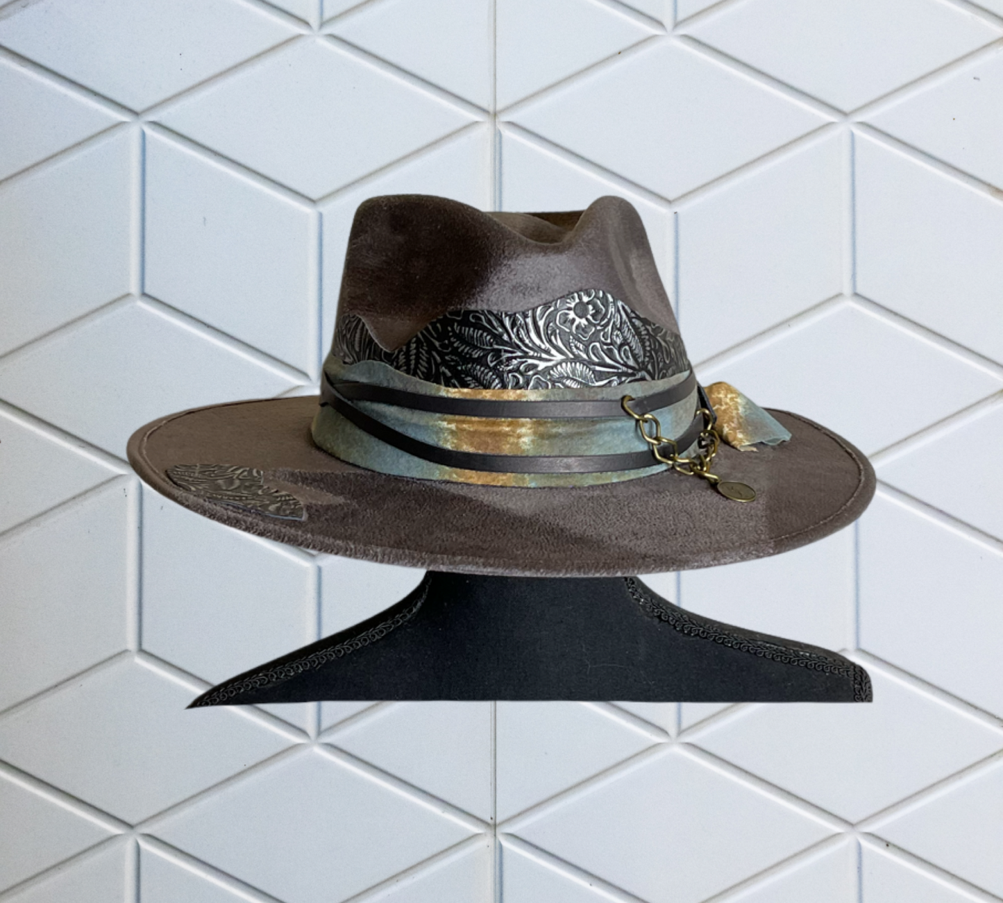 ScarFace Leather Fedora