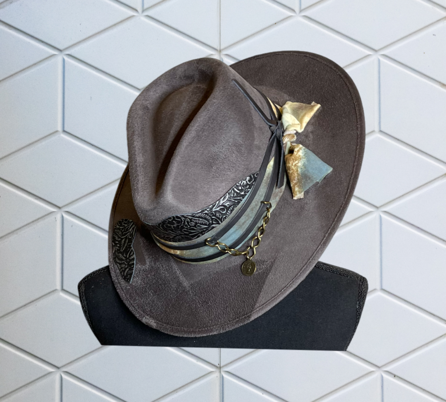 ScarFace Leather Fedora