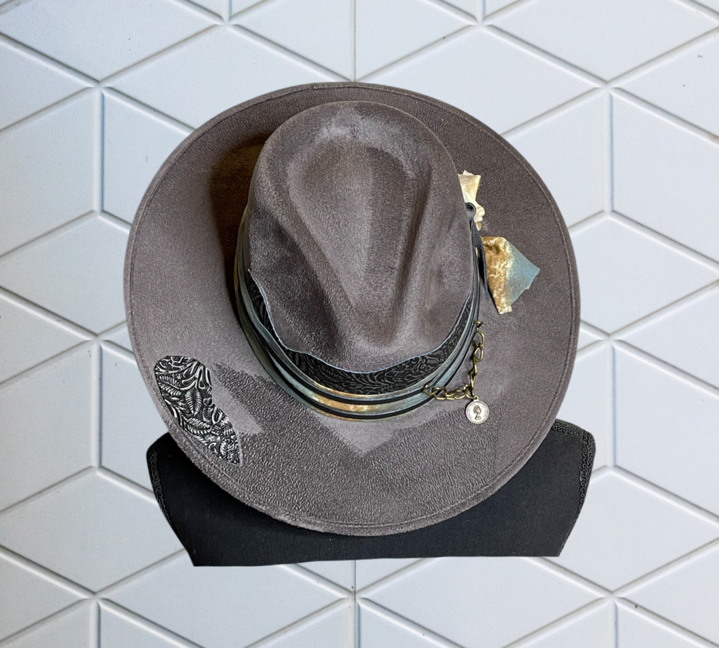 ScarFace Leather Fedora