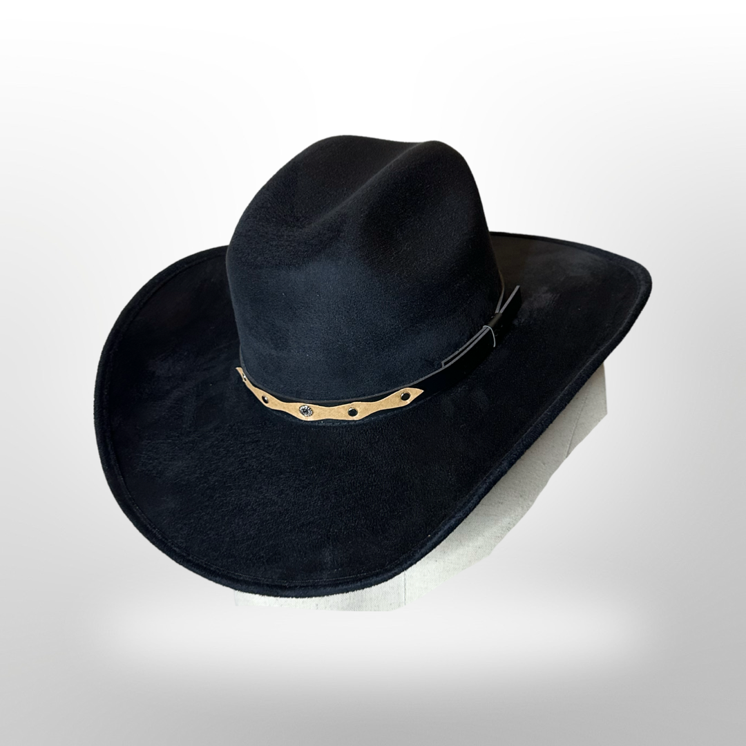 Cowboy Hat Velvet Black